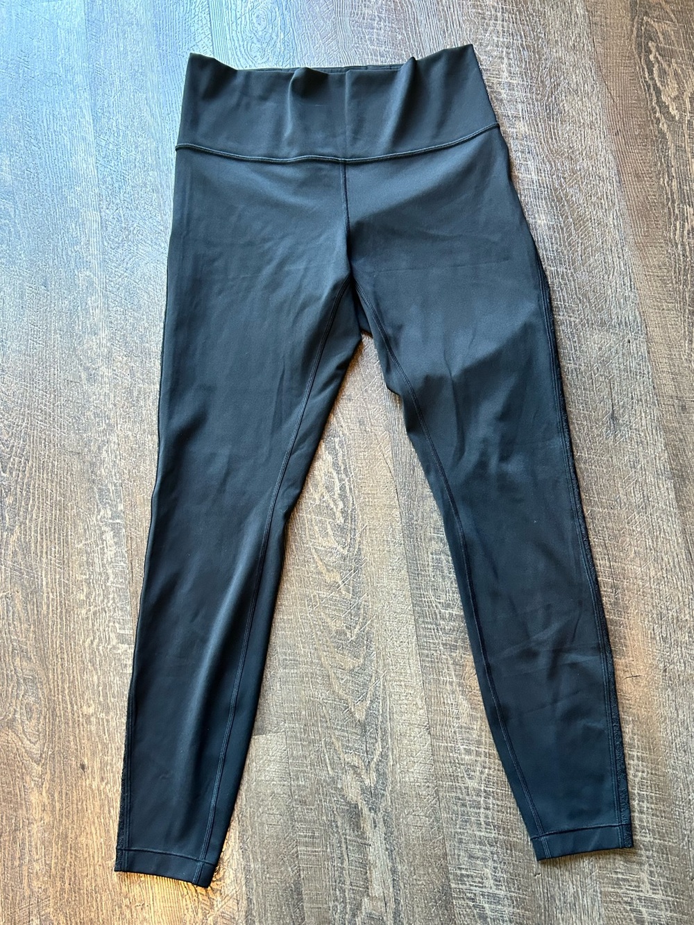 Lululemon leggings with lace slit on side
